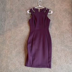 Calvin Klein purple dress
